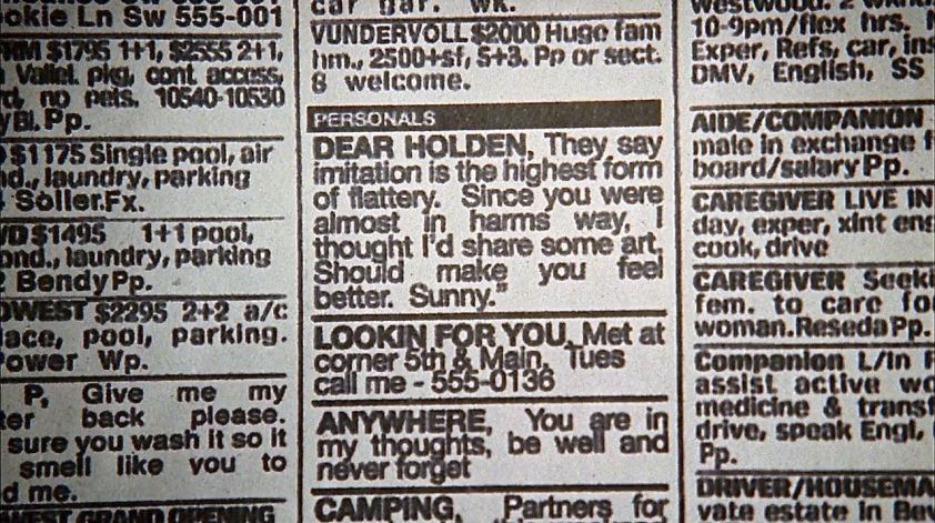 the classified ad